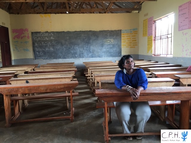 Schoolinterieur Uganda 2016
